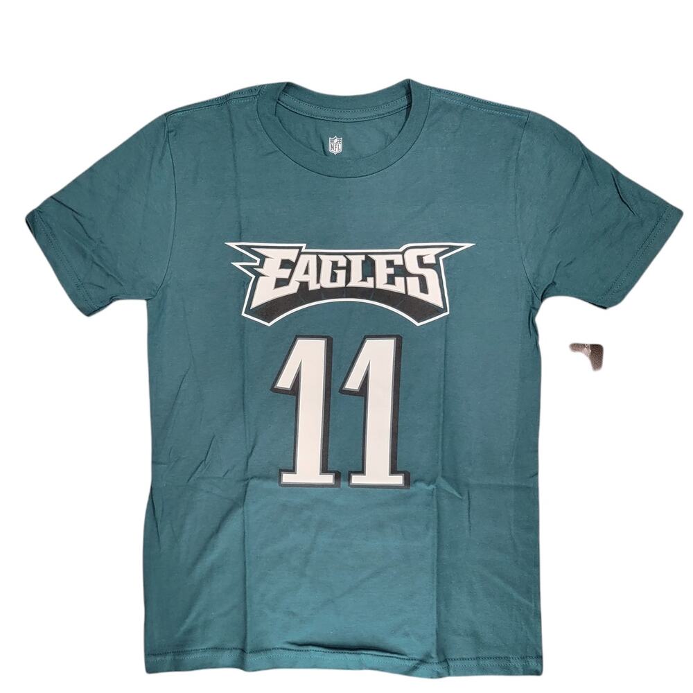 Carson Wentz #11 Philadelphia Eagles‎ Football NFL Tee Youth Medium
